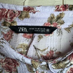 Zara Floral Blouse